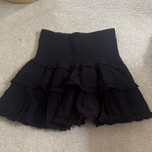 Sunday best Black Tiered Skirt